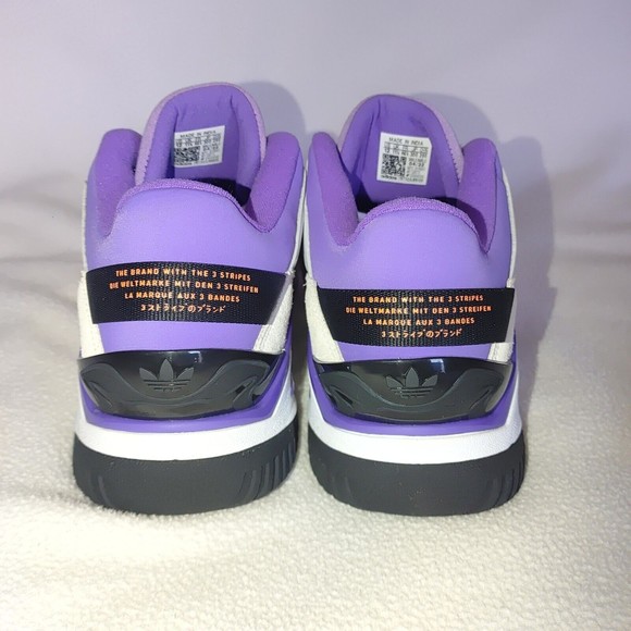 Adidas Niteball 2.0 White Purple Rush Men's Size 12 GX0775 New - Picture 5 of 7